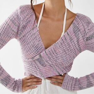 Free People Brooke Wrap Top